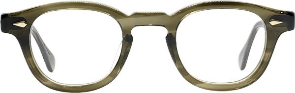 画像1: JULIUS TART OPTICAL/ジュリアス タート オプティカル【AR】Olive Green Sasa 44/24サイズ