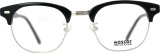 画像: MOSCOT/モスコット【YUKEL】Black/Silver 48サイズ