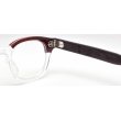 画像6: JULIUS TART OPTICAL/ジュリアス タート オプティカル【AR】Red Wood/Clear 46/22サイズ (6)