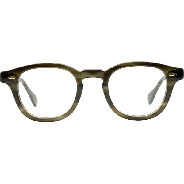 画像1: JULIUS TART OPTICAL/ジュリアス タート オプティカル【AR】Olive Green Sasa 48/24サイズ (1)