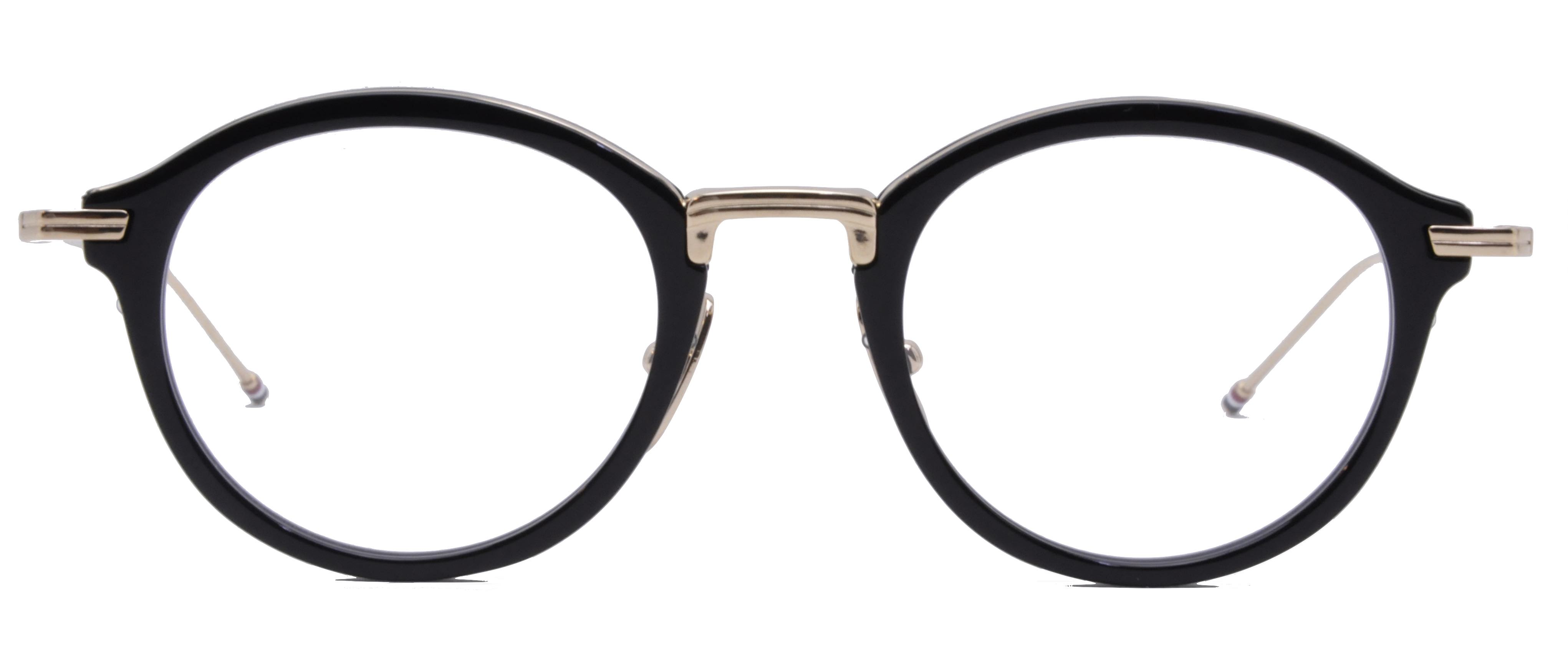 THOM BROWNE/トム ブラウン【TBX-908】BLK-GLD 46サイズ - 蒲池眼鏡舗